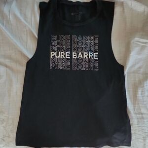 Pure Barre Black Sleeveless Top